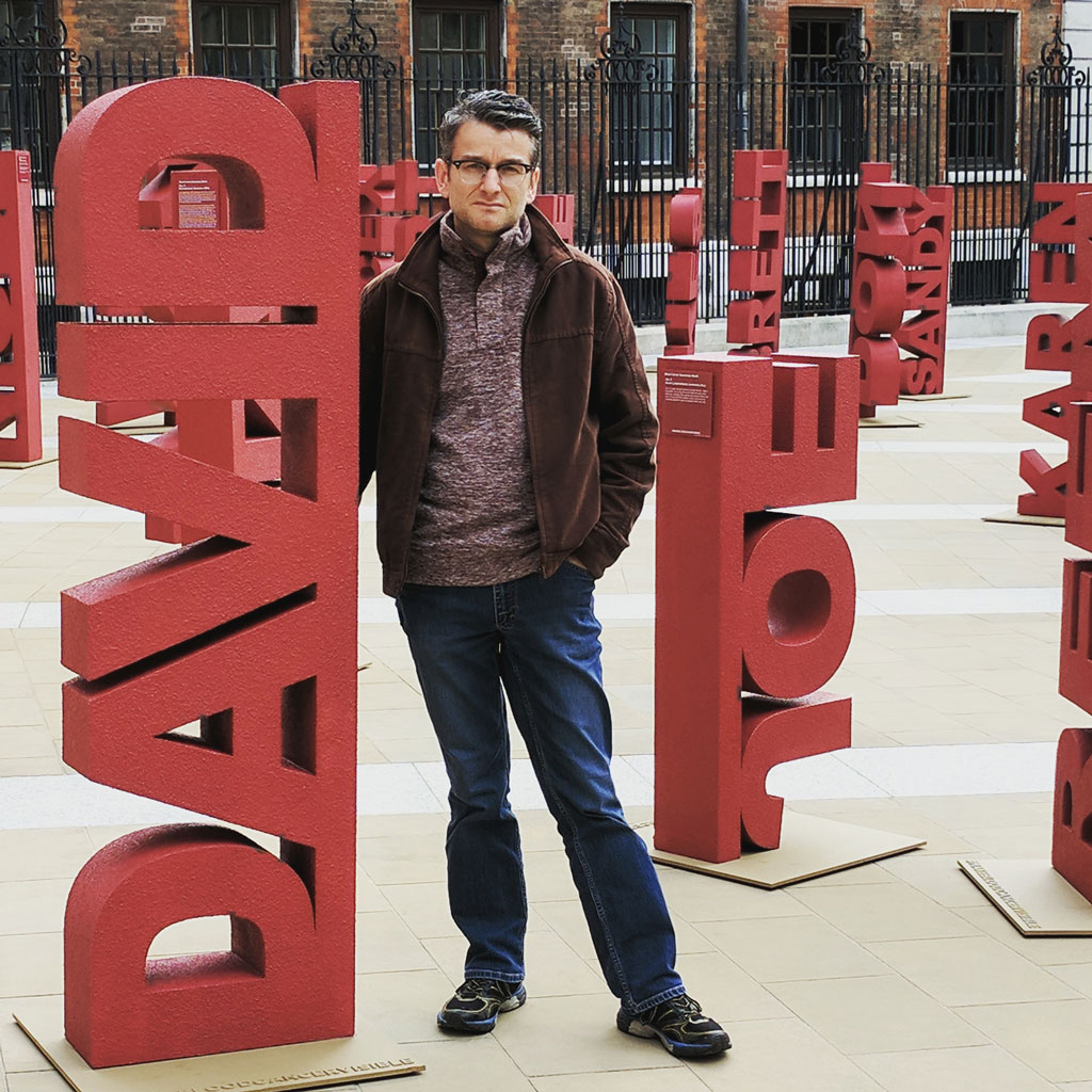 David Quinlan - Make Blood Cancer Visible - Paternoster Square London
